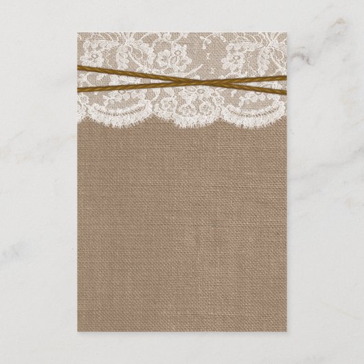 Het Hoefijzer Rustic Wedding Collectie Informatiekaartje (Achterkant)