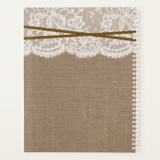 Het Hoefijzer Rustic Wedding Collectie Planner (Achterkant)