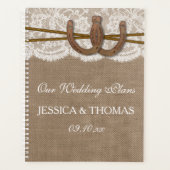 Het Hoefijzer Rustic Wedding Collectie Planner (Voorkant)