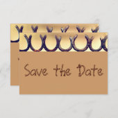 Het Hoefijzer van het Land Rustige Sparen de Kaart (Voorkant / Achterkant)