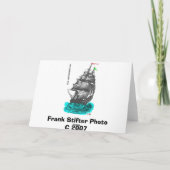 Het hoefijzer Wenskaart van de Krab - binnen Kaart (Achterkant)