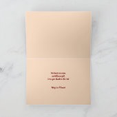 Het hoeft geen Wenskaart van Turkije te zijn Bedankkaart (Binnen)