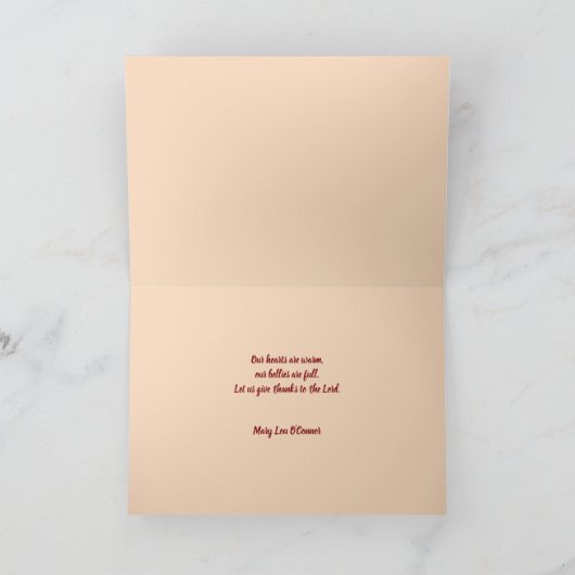 Het hoeft geen Wenskaart van Turkije te zijn Bedankkaart (Binnen)