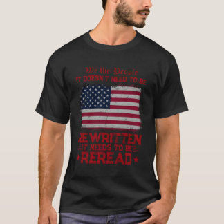 Het hoeft niet herschreven te worden, het moet er t-shirt