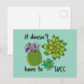 Het hoeft niet zo te zijn briefkaart (Voorkant / Achterkant)