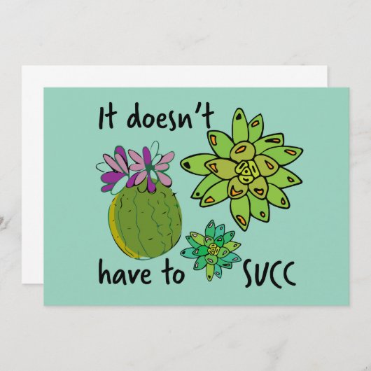 Het hoeft niet zo te zijn kaart (Voorkant / Achterkant)