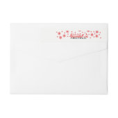 Het hoesetiket van de Sneeuwvlok van de Groeten (Achterkant)