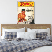 Het Hoesje 2 van het Tijdschrift van de Ring Canvas Afdruk (Insitu (Slaapkamer))