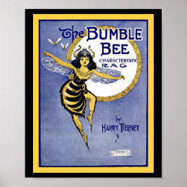 Het Hoesje Bumblebee Rag vel muziek Poster