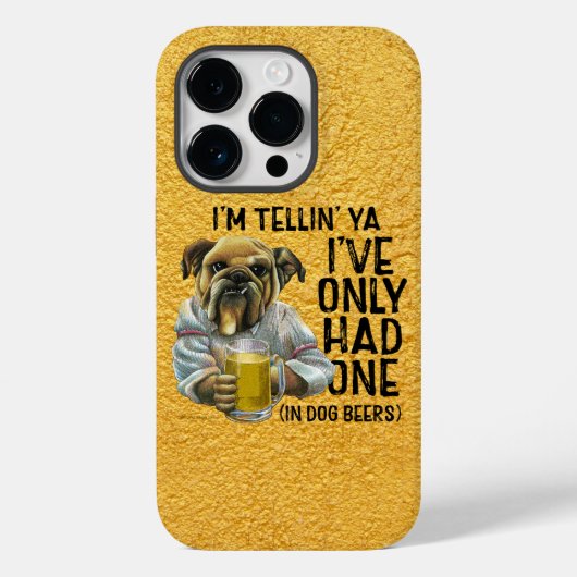 Het Hoesje-Mate iPhoneCase van Dog Beers Case-Mate iPhone Case (Achterkant)