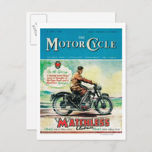 Het Hoesje Motor Cycle Magazine Briefkaart (Voorkant / Achterkant)