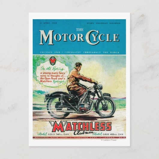 Het Hoesje Motor Cycle Magazine Briefkaart (Voorkant)