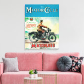 Het Hoesje Motor Cycle Magazine Canvas Afdruk (Insitu (Woonkamer))