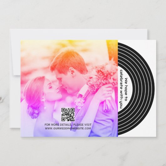 Het Hoesje Muziek van het Verslag van het VinylVer Save The Date (Achterkant)