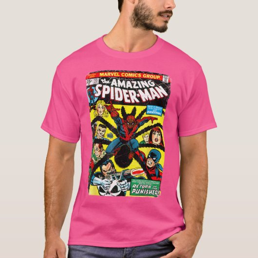 Het Hoesje Spider Comic Book T-shirt (Voorkant)