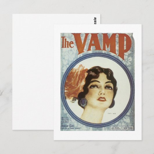Het  Hoesje Vamp 2 Briefkaart (Voorkant / Achterkant)
