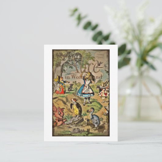 Het Hoesje van Alice en van Vrienden in nood Briefkaart (Staand voorkant)