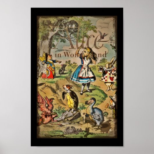 Het Hoesje van Alice en van Vrienden in nood Poster (Voorkant)