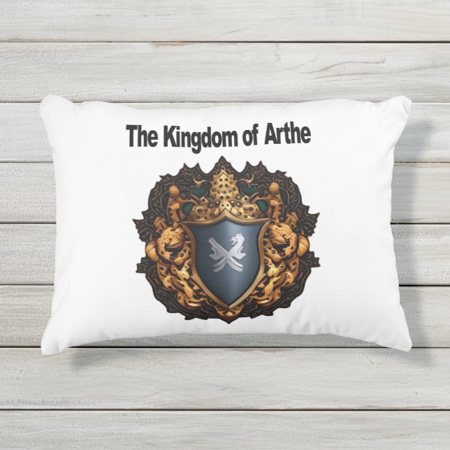 Het Hoesje van Arthe Crest Art Buitenkussen (Voorkant)