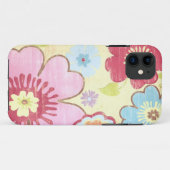 Het hoesje van bloemen iphone4 (Achterkant (horizontaal))