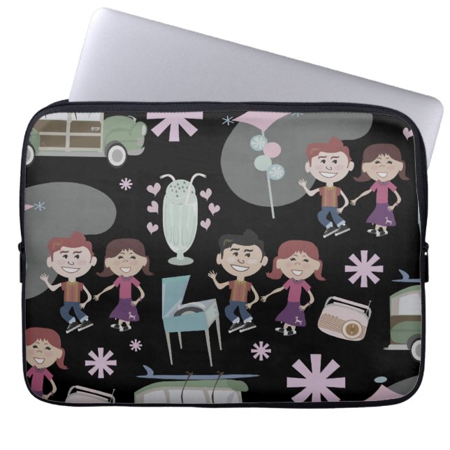 Het Hoesje van de Goede Ole Dagen Laptop Laptop Sleeve (Voorkant)