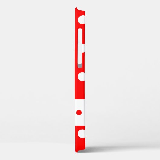 Het Hoesje van de telefoon met mijn Naam, de Rode  (Achterkant / Links)