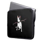 Het hoesje van de tv-terrier Rex Laptop Sleeve (Voorkant Links)