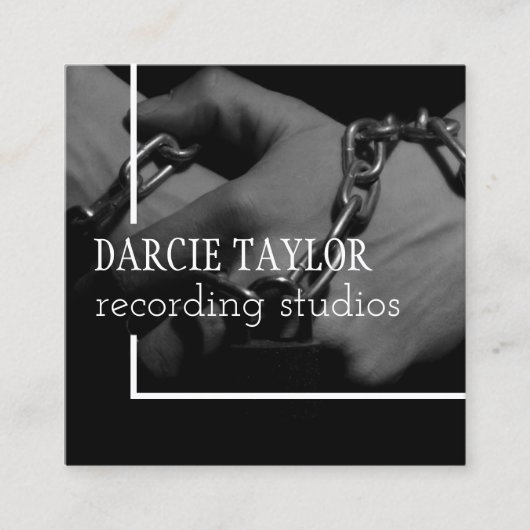 Het Hoesje van het Album van het verslag Ontwerp U Vierkante Visitekaartje (Voorkant)