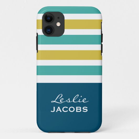 Het hoesje van het de douanemonogram van het (Achterkant)