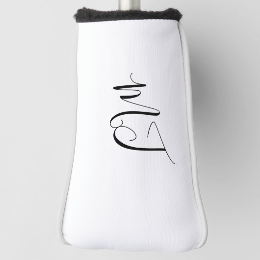 Het Hoesje van het Manuscript Monogram Putter Golf Golfheadcover (Draai 90)