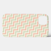 Het Hoesje van het Patroon van de Chevron van Rose (Achterkant (horizontaal))