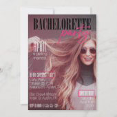 Het Hoesje van het tijdschrift met uw Bachelorette Kaart (Voorkant)