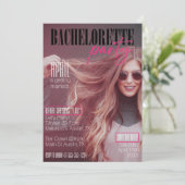 Het Hoesje van het tijdschrift met uw Bachelorette Kaart (Staand voorkant)