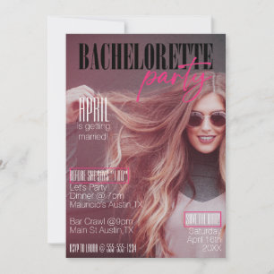 Het Hoesje van het tijdschrift met uw Bachelorette Kaart