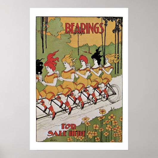 Het Hoesje van het Tijdschrift van Bearings Poster (Voorkant)