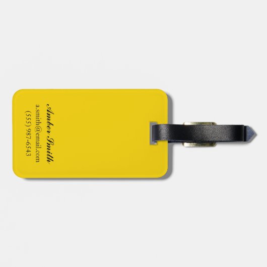 Het Hoesje van het Tijdschrift van de Ring Bagagelabel (Achterkant horizontaal)