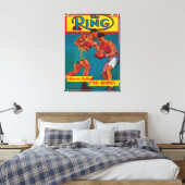 Het Hoesje van het Tijdschrift van de Ring Canvas Afdruk (Insitu (Slaapkamer))