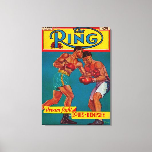 Het Hoesje van het Tijdschrift van de Ring Canvas Afdruk (Voorkant)