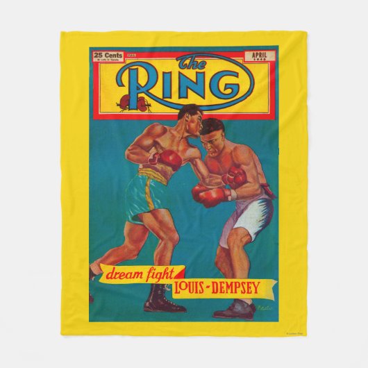 Het Hoesje van het Tijdschrift van de Ring Fleece Deken (Voorkant)