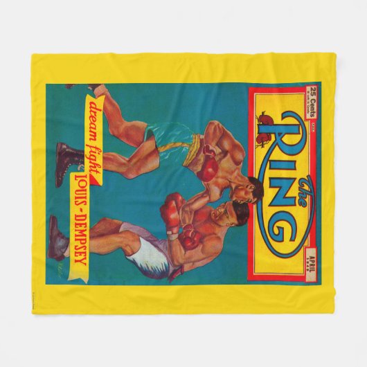 Het Hoesje van het Tijdschrift van de Ring Fleece Deken (Voorkant (Horizontaal))