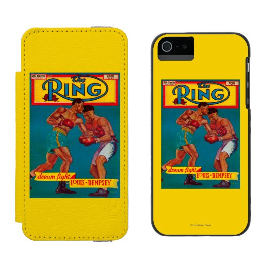 Het Hoesje van het Tijdschrift van de Ring Incipio iPhone Portemonnee Hoesje (Naast elkaar)