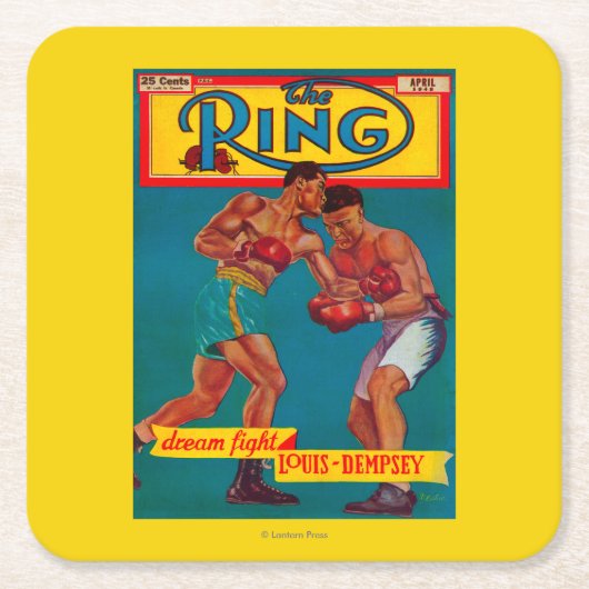 Het Hoesje van het Tijdschrift van de Ring Kartonnen Onderzetters (Voorkant)