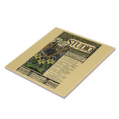 Het Hoesje van het  Tijdschrift van de Studio Tegeltje (Zijkant)