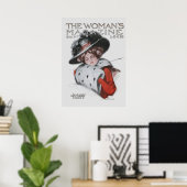 Het Hoesje van het tijdschrift Woman Front Poster (Thuiskantoor)