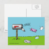 Het hoesten het Briefkaart van de Brievenbus (Voorkant / Achterkant)