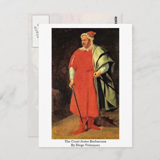 het hof jester barossa van diego Velazquez Briefkaart (Voorkant / Achterkant)