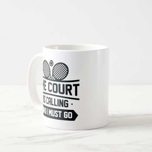 Het Hof roept op en ik moet gaan Koffiemok (Voorkant links)