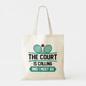 Het Hof roept op en ik moet gaan Tote Bag (Achterkant)
