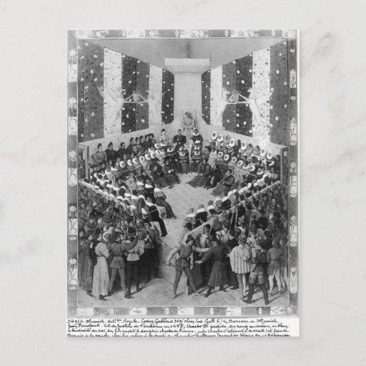 Het Hof van Justitie Briefkaart (Voorkant)