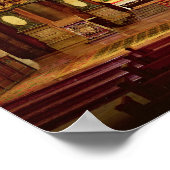 Het hoge altaar in het oostelijke gedeelte van het poster (Hoek)